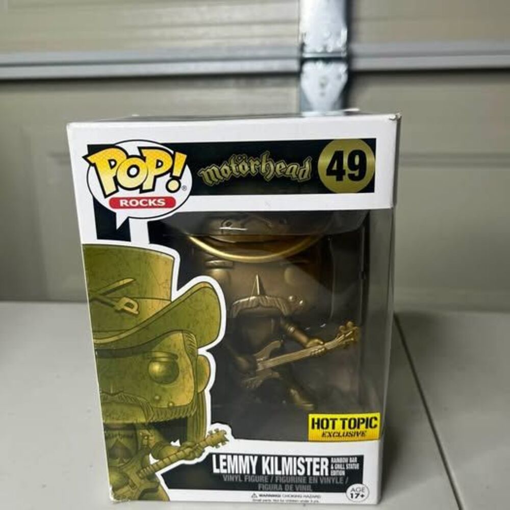 Funko Pop! Rocks Lemmy Kilmister Rainbow Bar & Grill Statue Edition #49